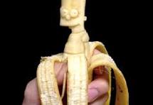 Bart Simpson in banana form
