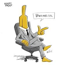 a business comic involving bananas